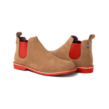 Chelsea Boot Pinotage (Red Sole)